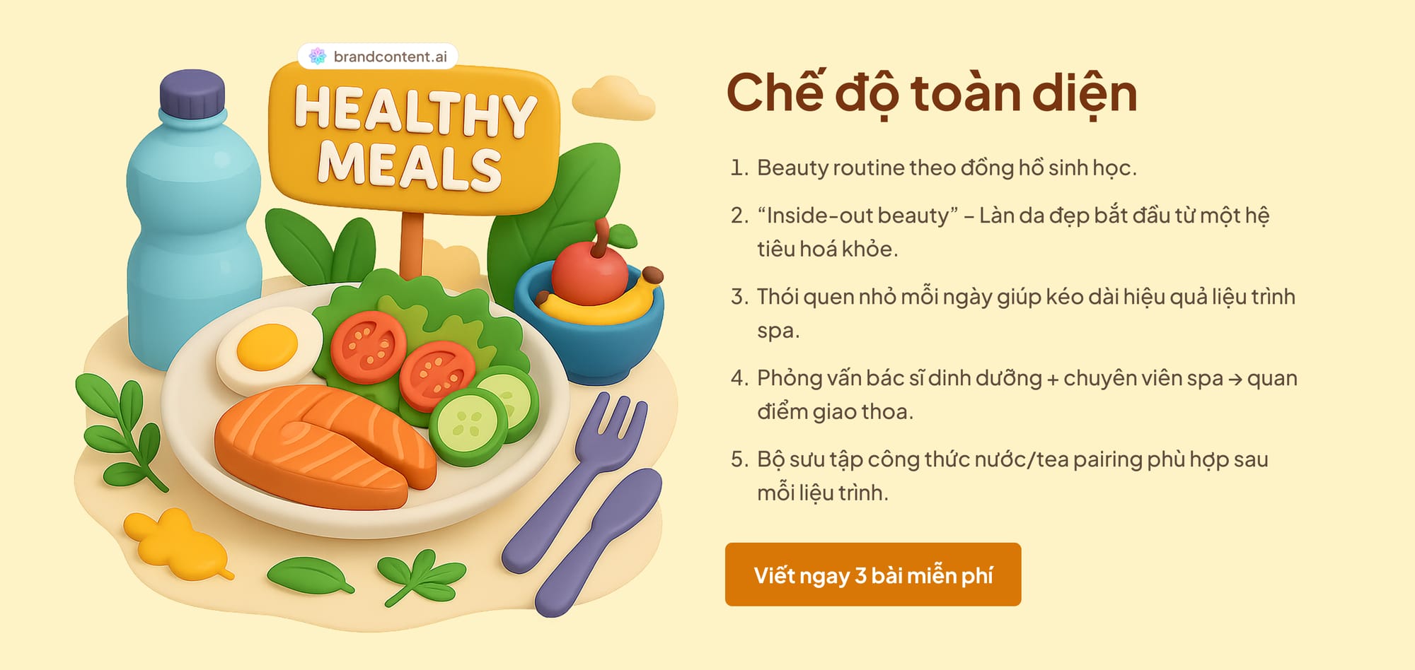 Content mẫu cho Spa, thẩm mỹ viện